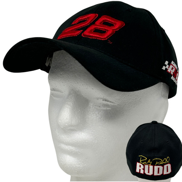 Vintage Y2Ks NASCAR Ricky Rudd Hat Cap Flex Fitted S/M Chase Authentics Black - Picture 1 of 9